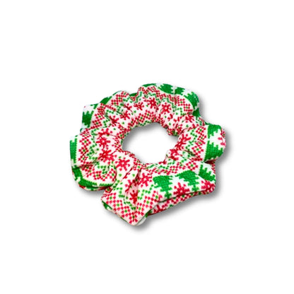 Mini Ugly Sweater Christmas Bullet Scrunchie Enchanted Scrunch