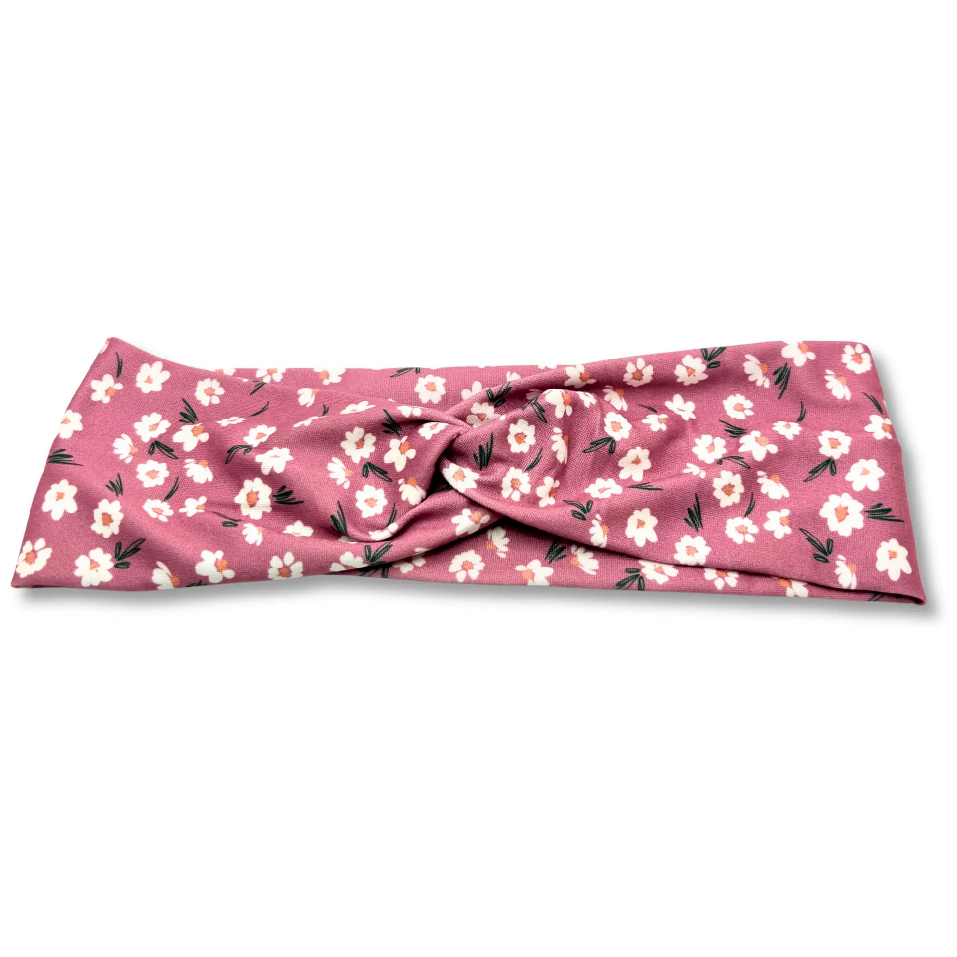 Fall Dusty Floral Twist Knot Headband Enchanted Scrunch