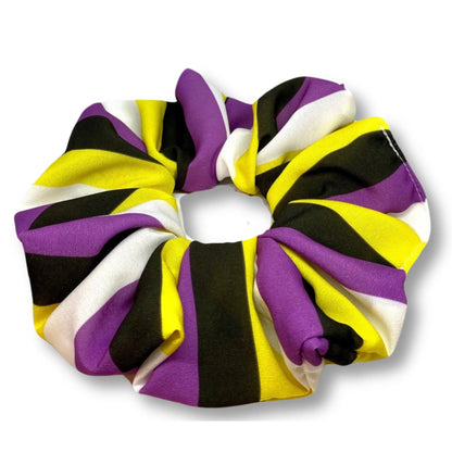 Nonbinary Flag Oversized Scrunchie