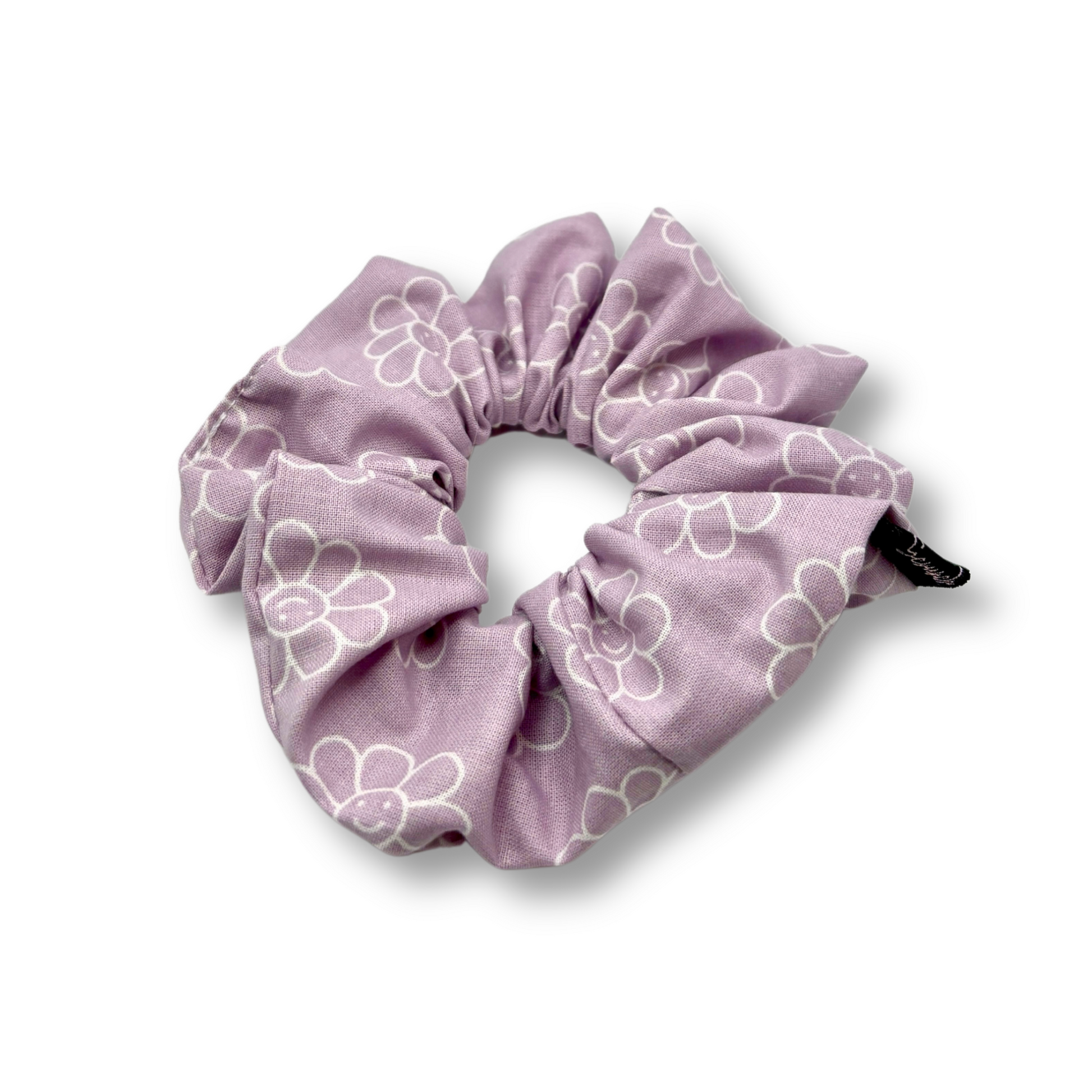 Mini Happy Lilac Flowers Spring Scrunchie Enchanted Scrunch
