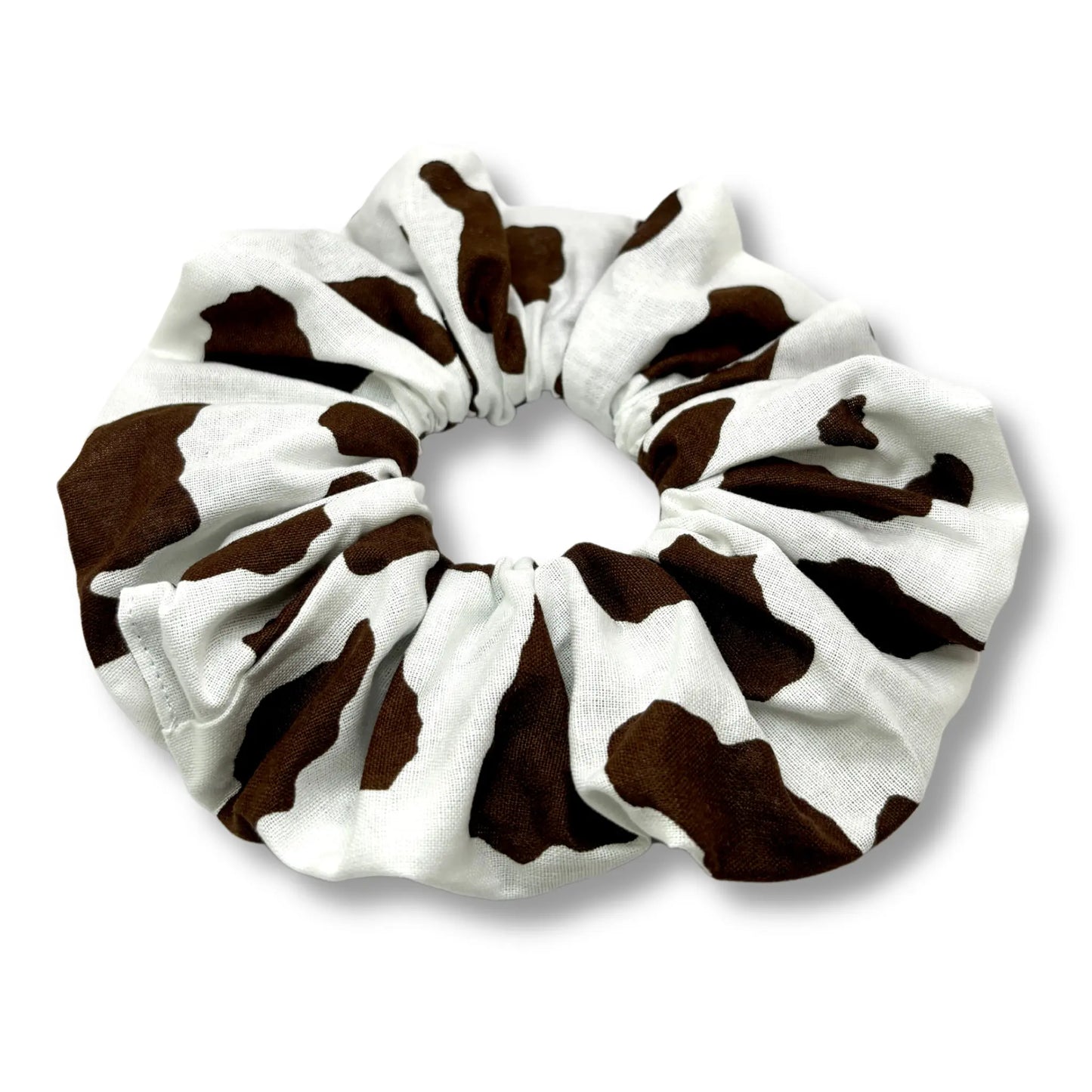 Brown Cow Print Scrunchie enchantedscrunch