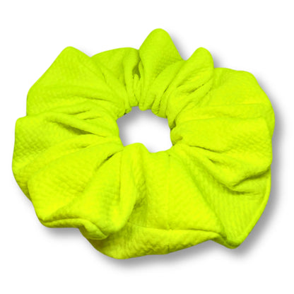 Neon Yellow Oversized Scrunchie
