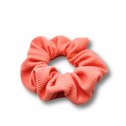 Mini Coral Summer Bullet Scrunchie enchantedscrunch