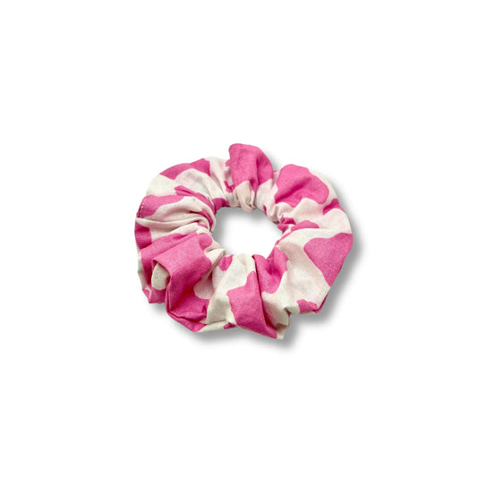 Mini Pink Cow Print Scrunchie enchantedscrunch