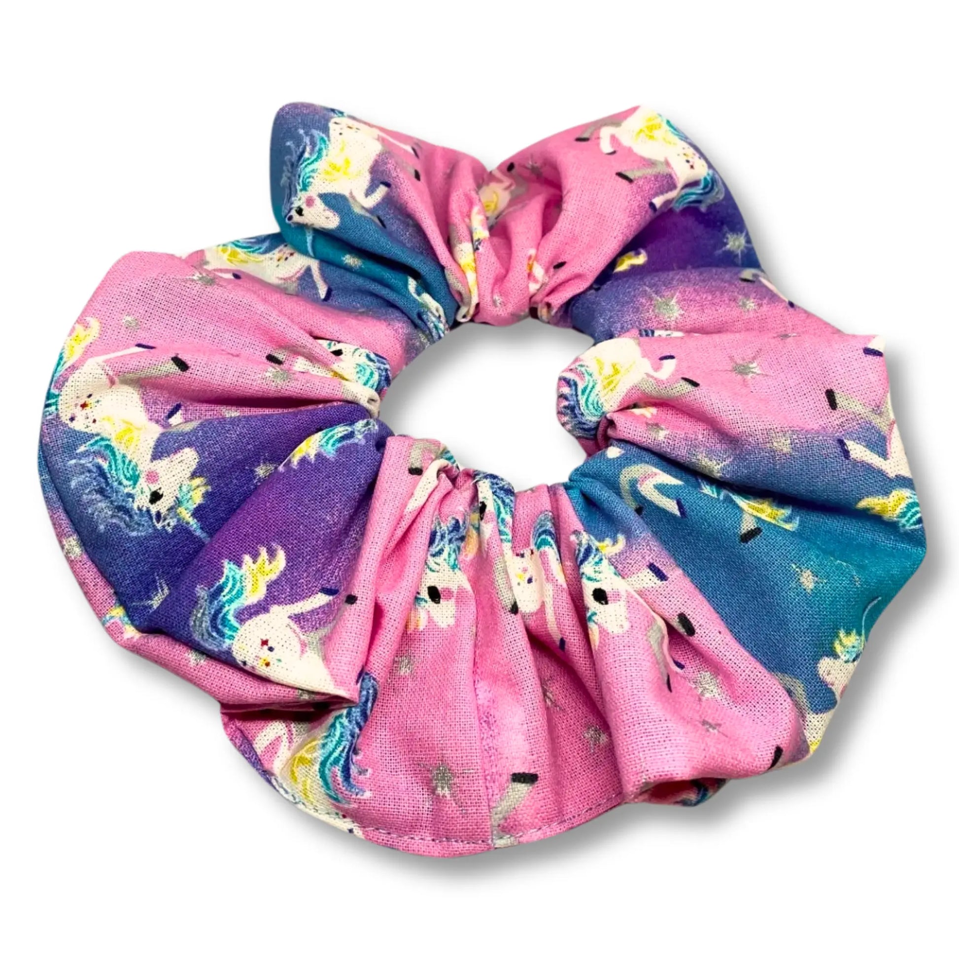 Magical Unicorn Purple Scrunchie enchantedscrunch