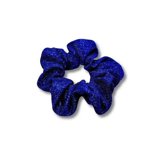 Mini Royal Blue Sparkle Scrunchie enchantedscrunch