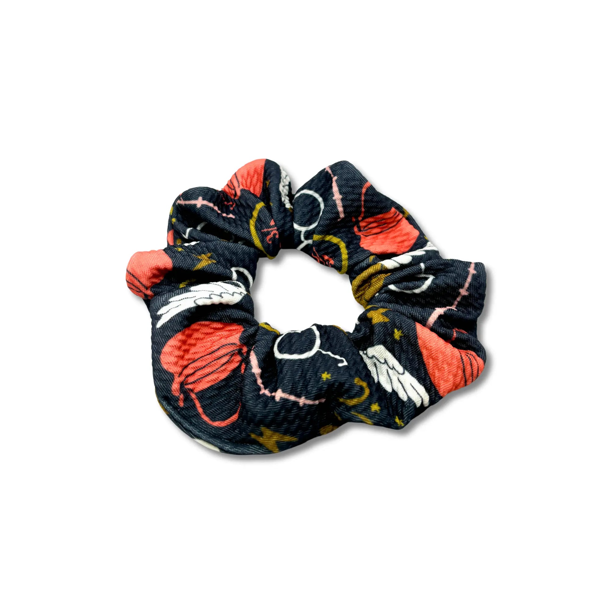 Mini Black Wizard Bullet Scrunchie enchantedscrunch