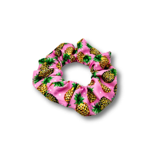 Mini Pink Pineapple Scrunchie enchantedscrunch