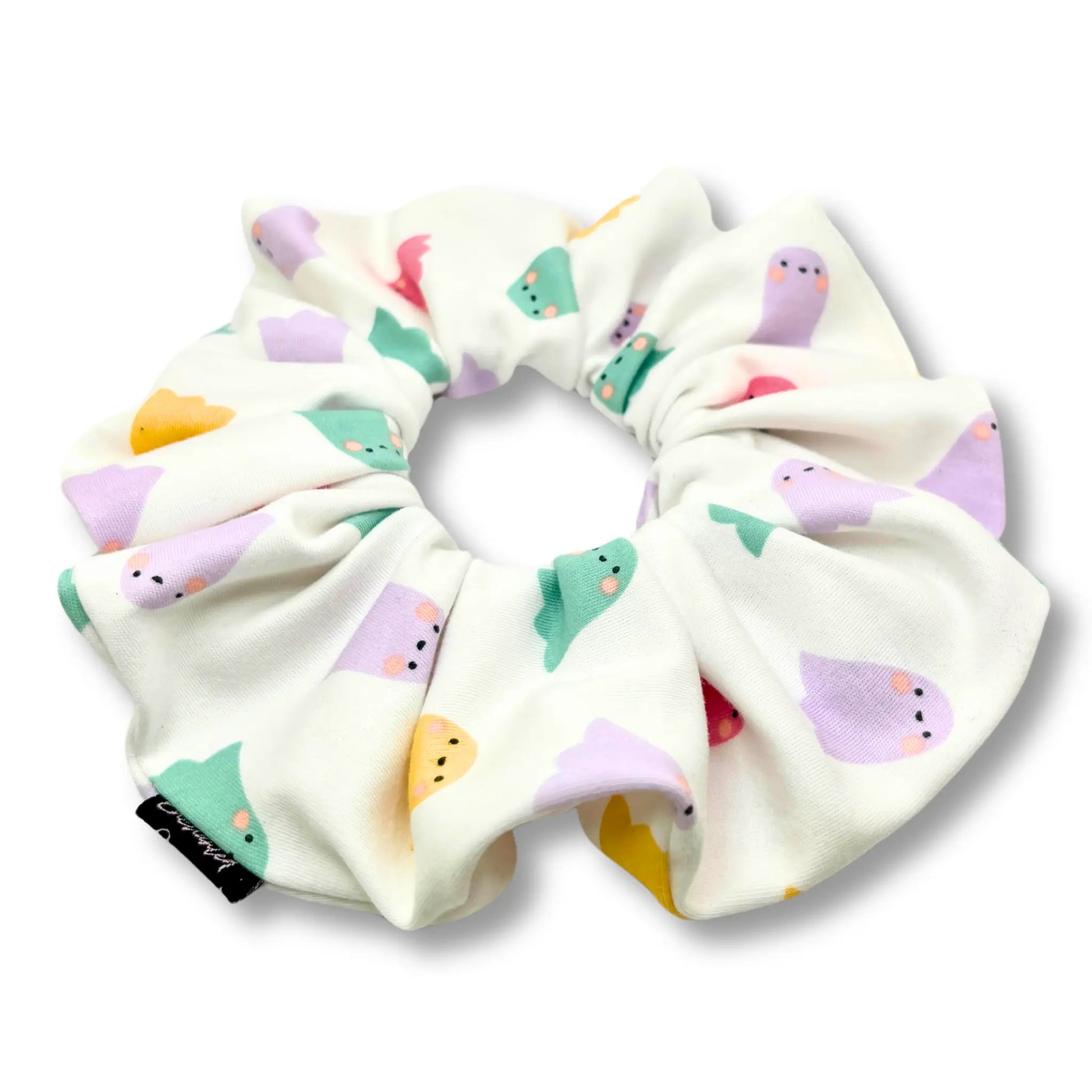 Pastel Ghosts Halloween Scrunchie Enchanted Scrunch