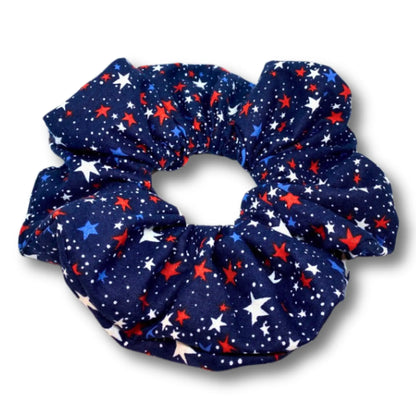 Navy Stars Scrunchie enchantedscrunch