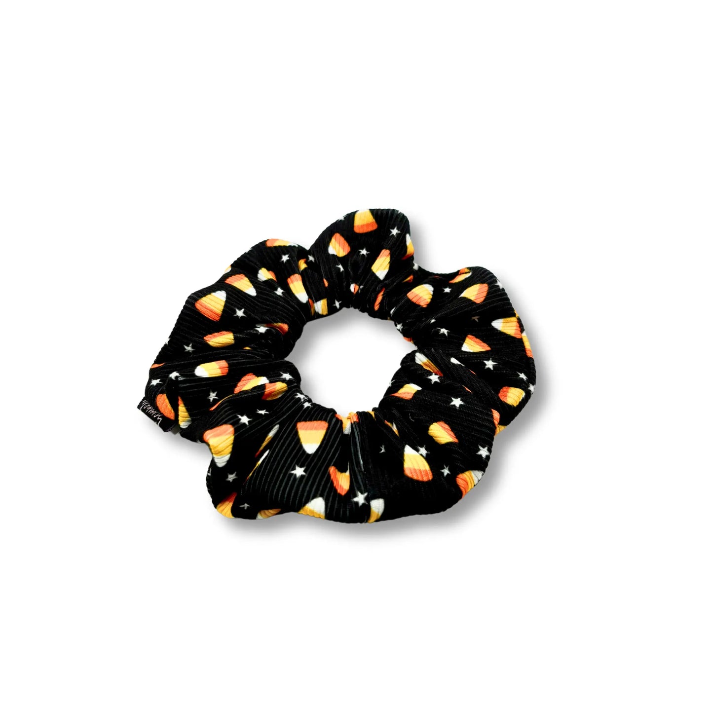 Mini Candy Corn Ribbed Scrunchie Enchanted Scrunch