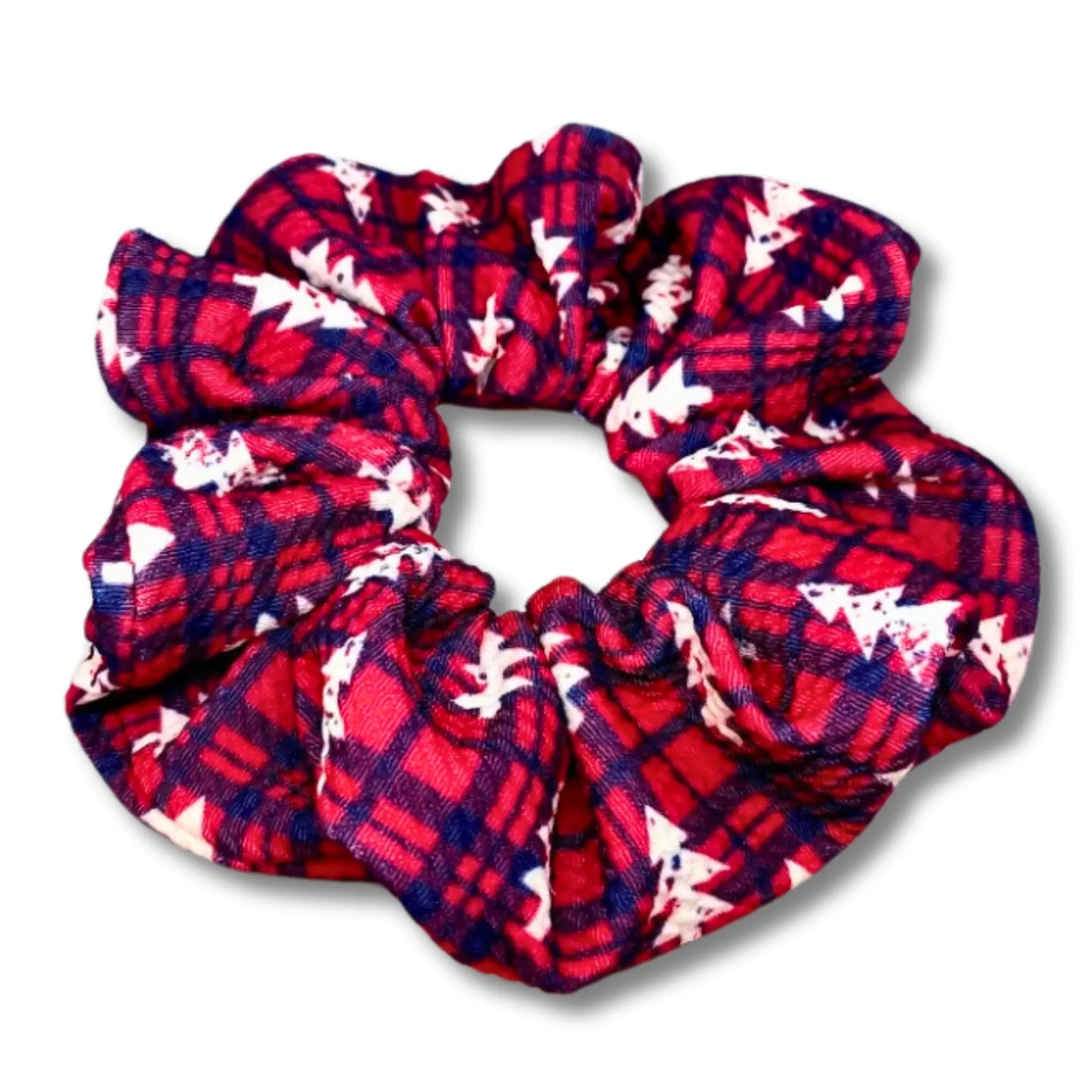 Buffalo Trees Christmas Bullet Scrunchie Enchanted Scrunch