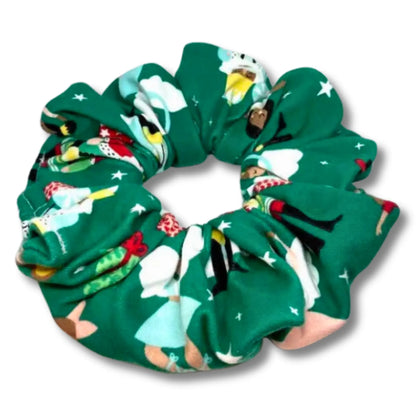 Green Nutcracker Christmas Scrunchie Enchanted Scrunch