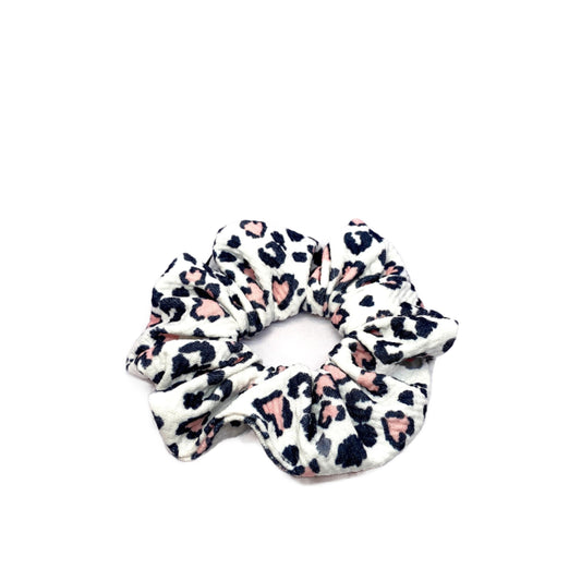 Mini Heart Cheetah Bullet Scrunchie