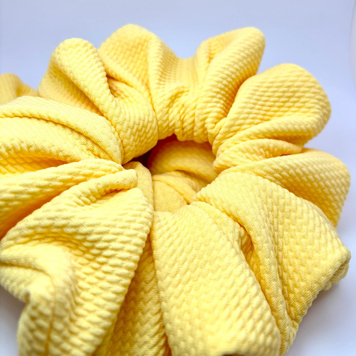 Pastel Yellow Bullet Scrunchie Enchanted Scrunch