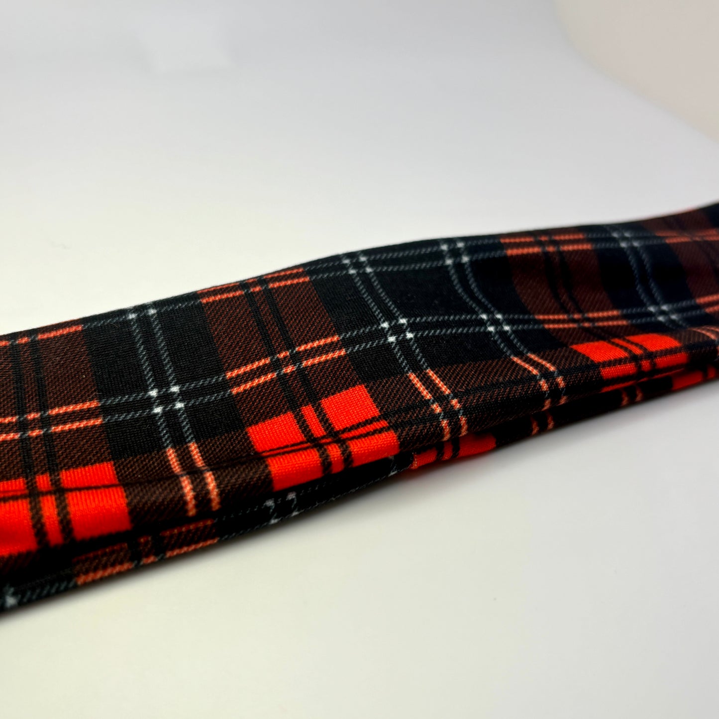 Red and Black Plaid Christmas Headband