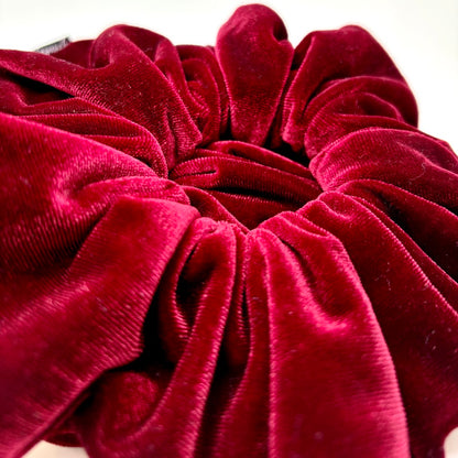 Burgundy Velvet Scrunchie