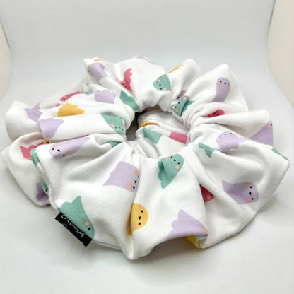 Pastel Ghosts Halloween Scrunchie Enchanted Scrunch