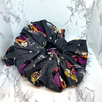 Black Hocus Pocus Halloween Scrunchie Enchanted Scrunch