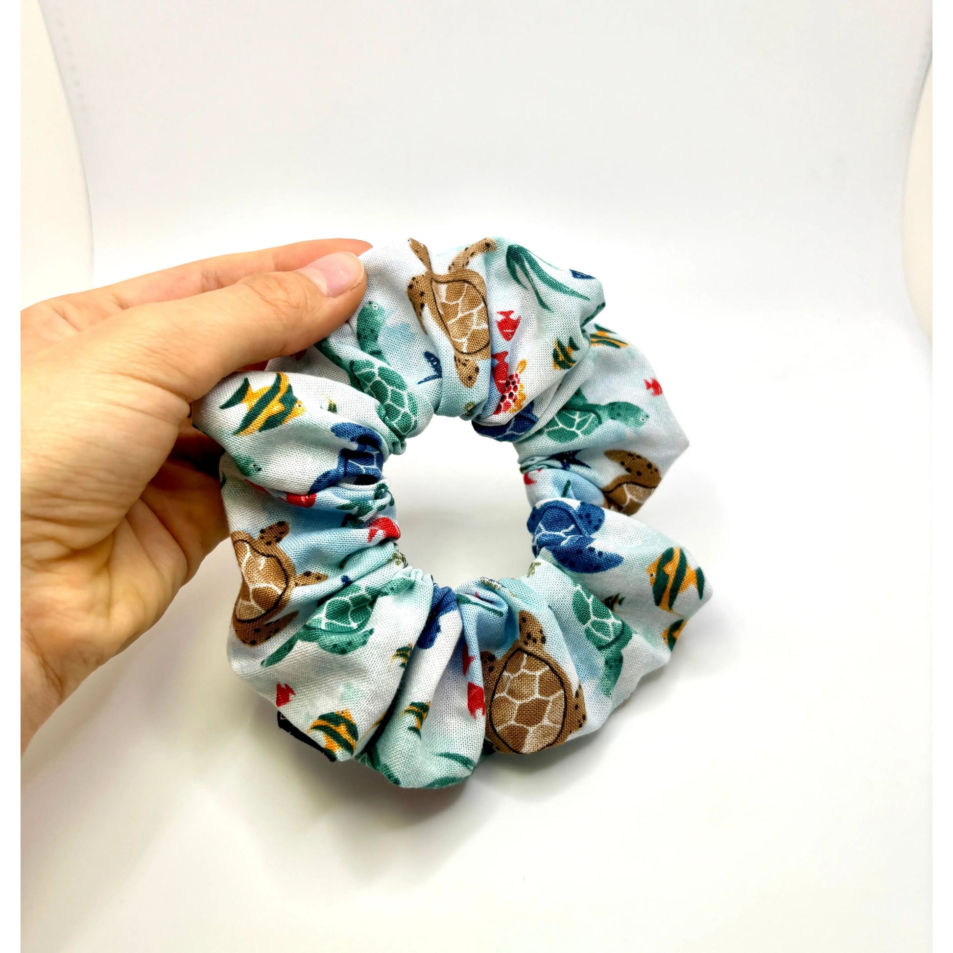 Mini Coral Reef Fish Summer Scrunchie enchantedscrunch