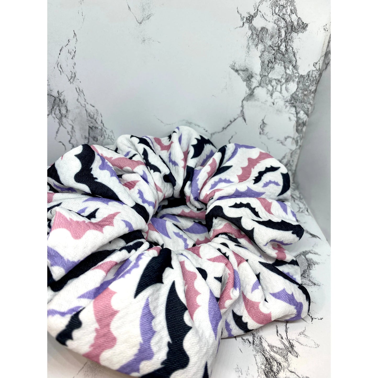 Pastel Bats Halloween Bullet Scrunchie Enchanted Scrunch
