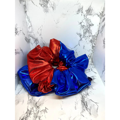 4th of July Faux Leather Scrunchie enchantedscrunch