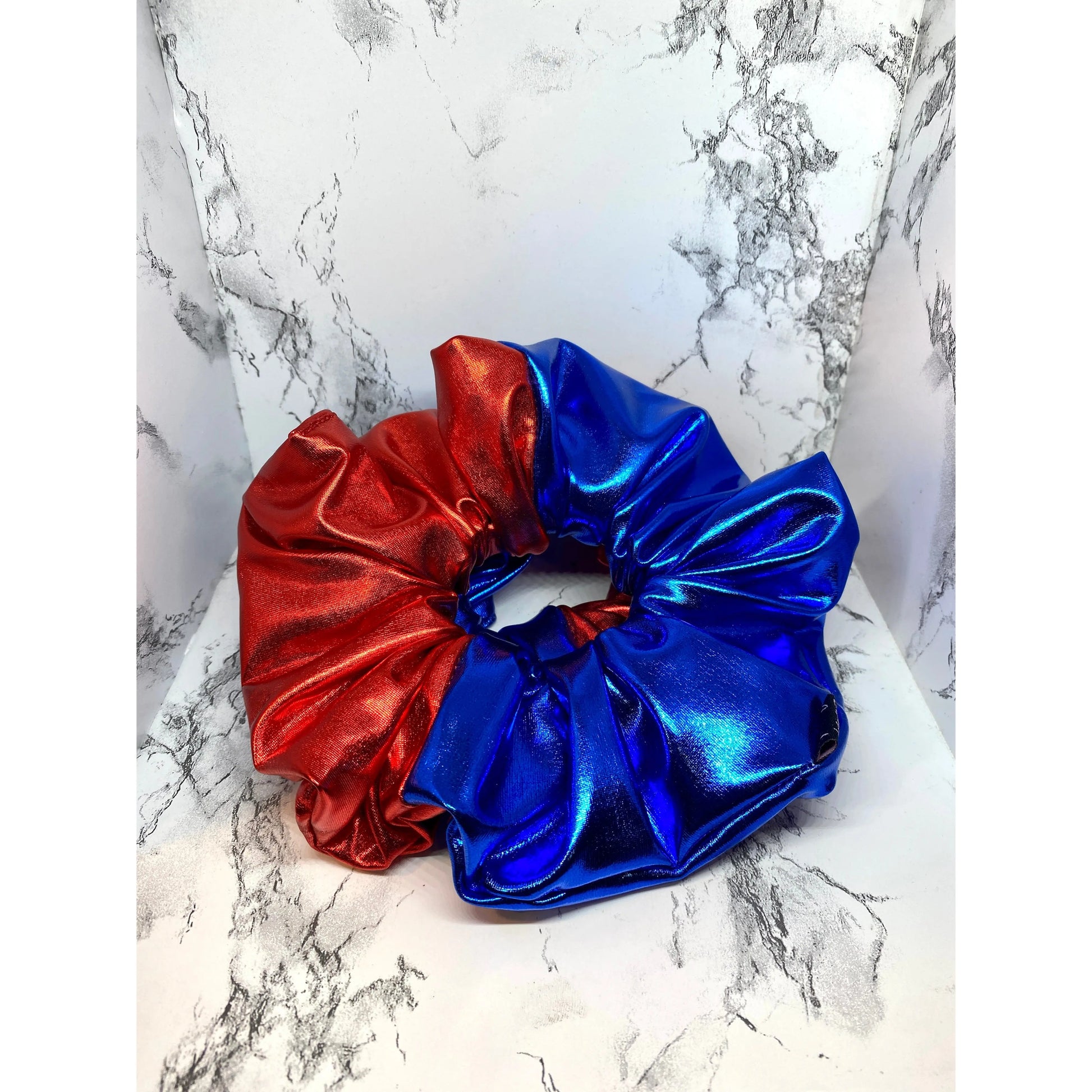 4th of July Faux Leather Scrunchie enchantedscrunch