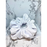 Load image into Gallery viewer, White Velvet Scrunchie

