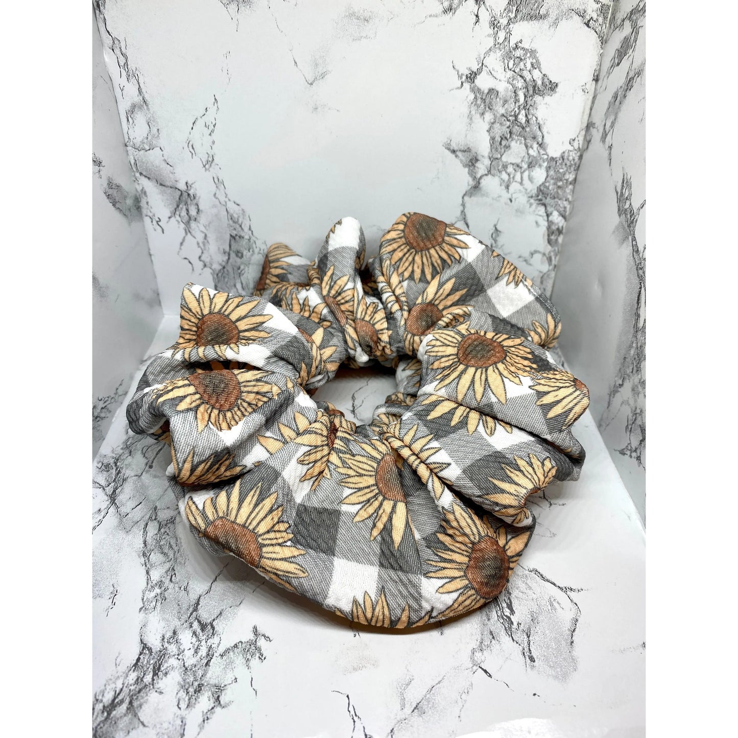 Buffalo Sunflower Bullet Scrunchie Enchanted Scrunch