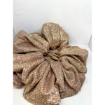 Load image into Gallery viewer, Dusty Rose Pink Sparkle Scrunchie
