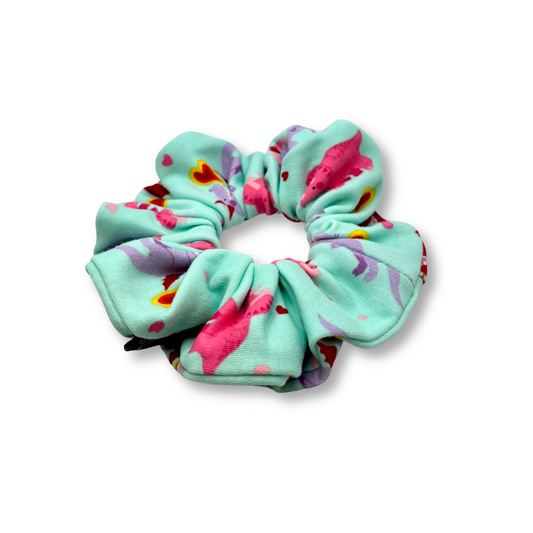 Mini Valentine's Day Dinos Scrunchie