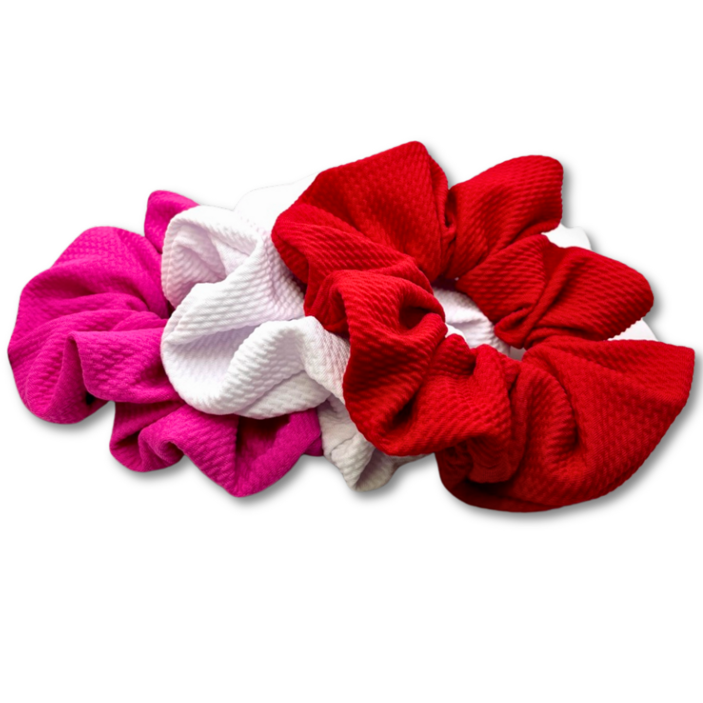 Valentine's Day Bullet Scrunchie Trio