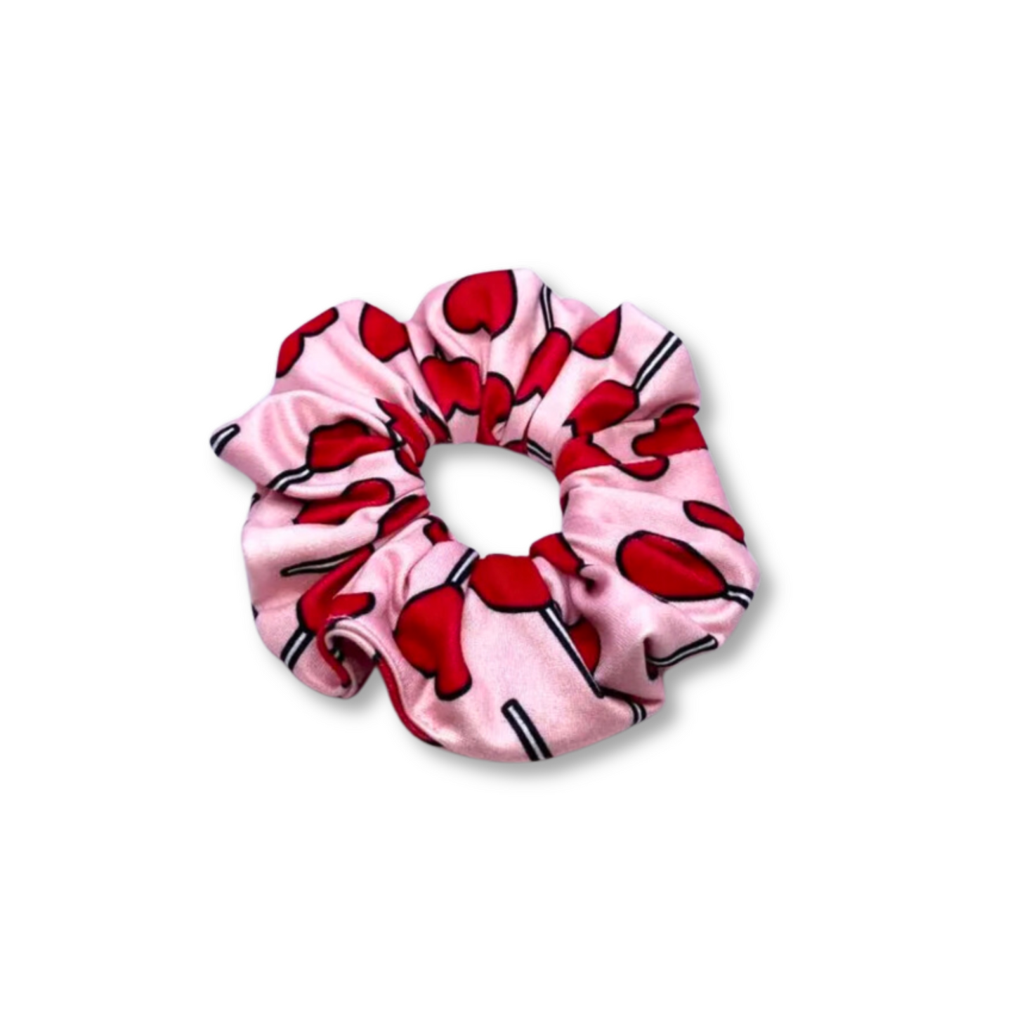 Mini Heart Lollipop Scrunchie