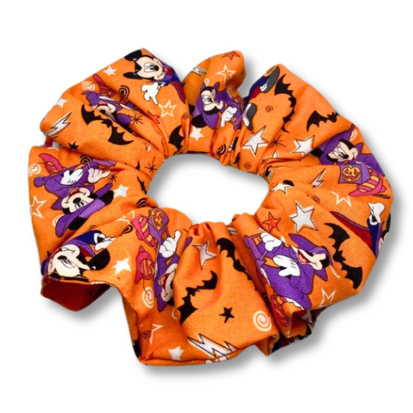 Orange Mickey Halloween Scrunchie Enchanted Scrunch