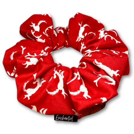 Red Max Christmas Scrunchie