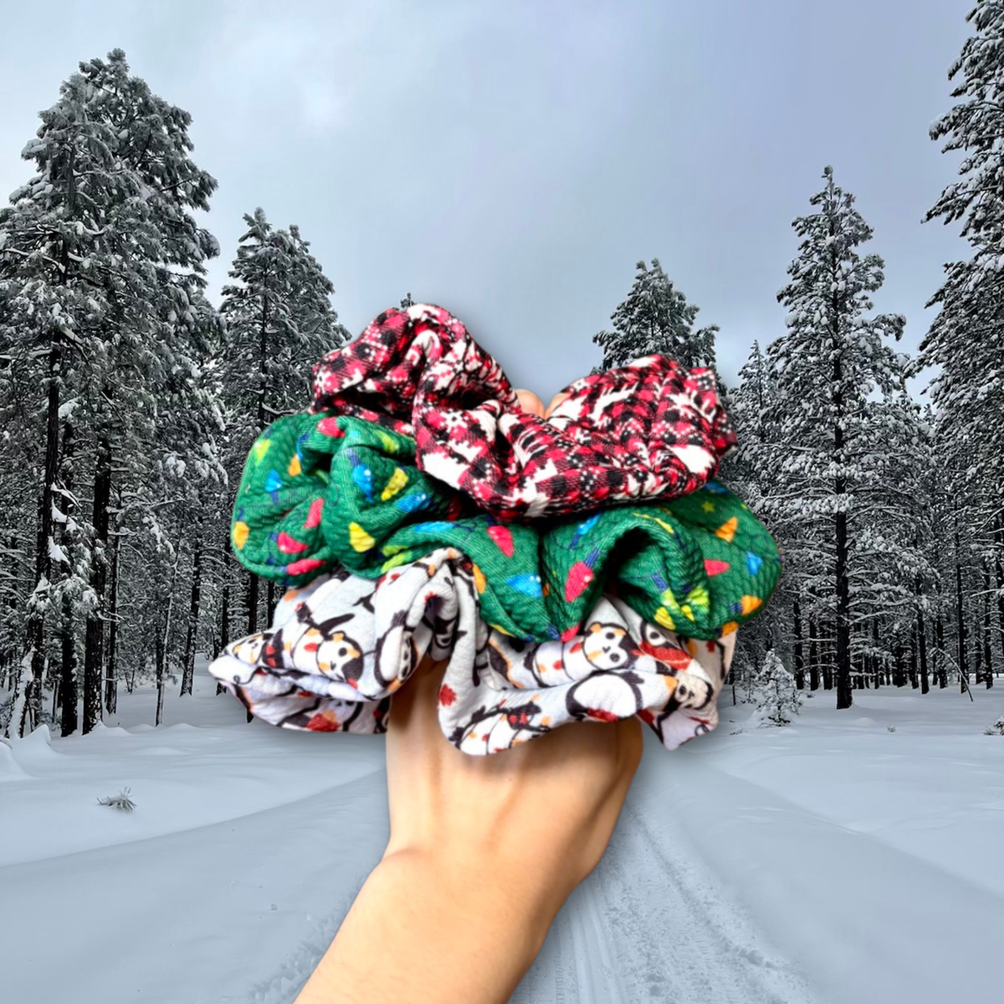 2 for 1 Christmas Scrunchie