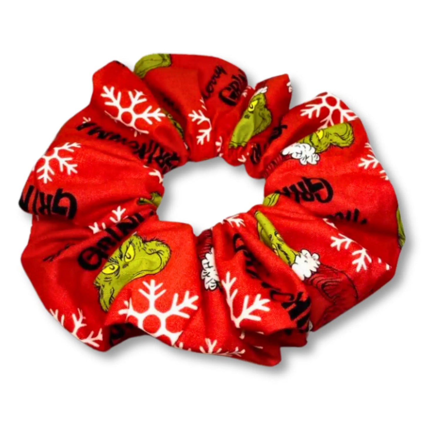 Red Grinchmas Christmas Scrunchie Enchanted Scrunch