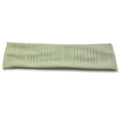 Sage Green Ribbed Knit Headband