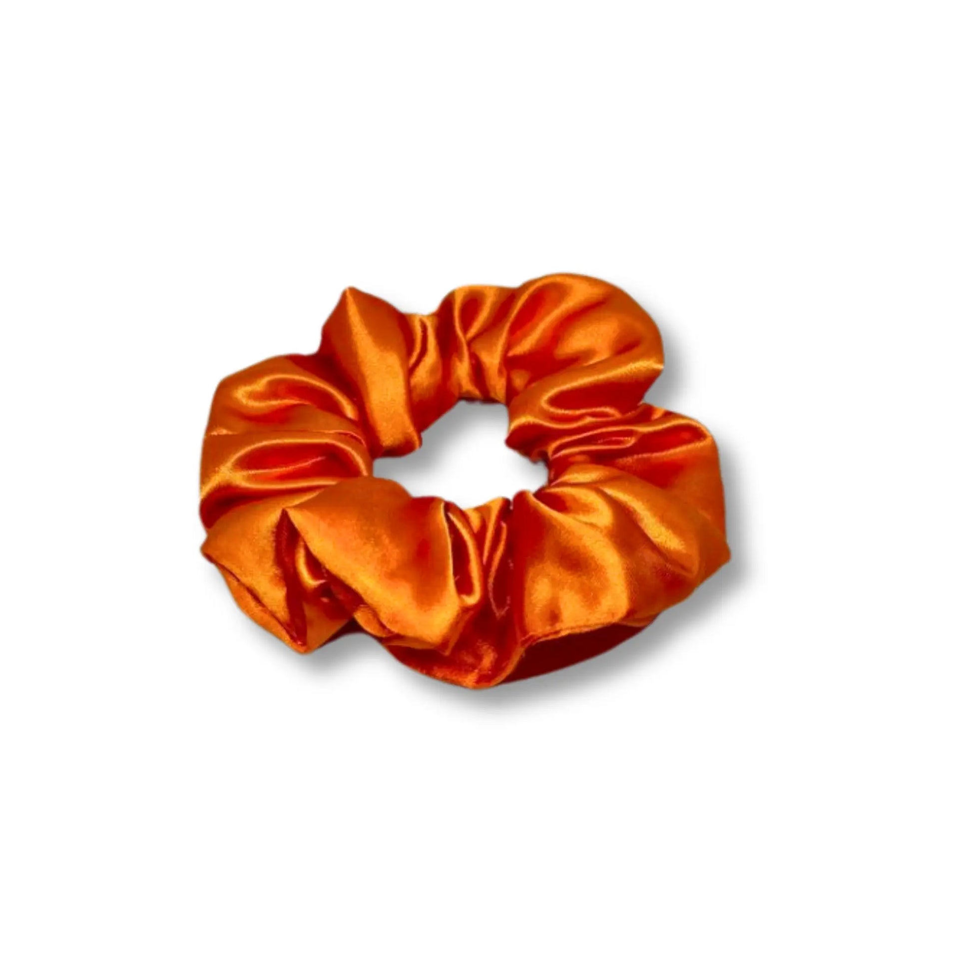 Mini Orange Silk Fall Scrunchie Enchanted Scrunch