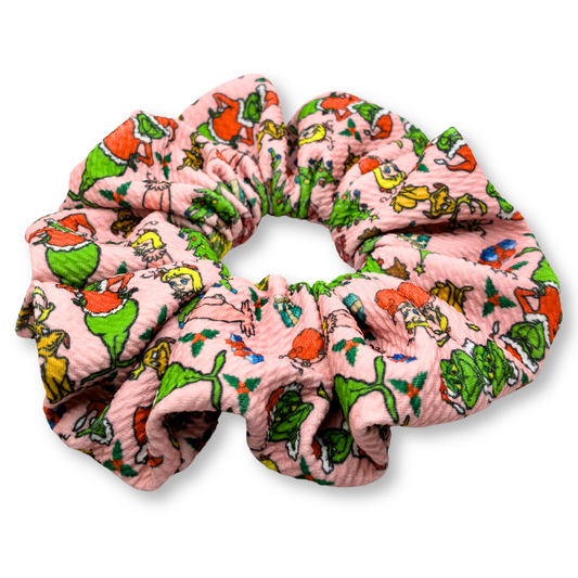 Cindy & Grinch Christmas Bullet Scrunchie