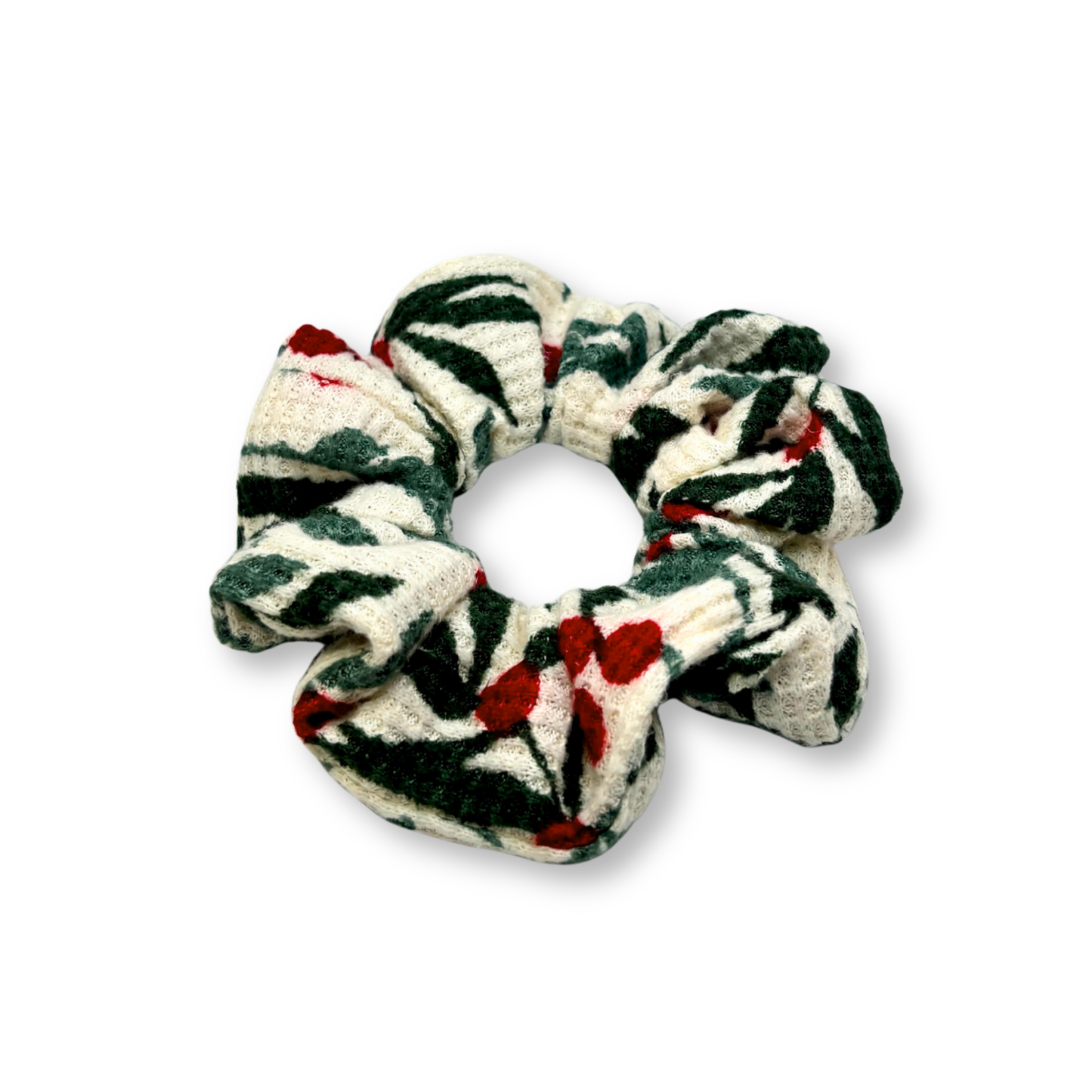 Mini Cranberry Pine Sweater Scrunchie