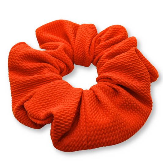Bright Orange Bullet Scrunchie