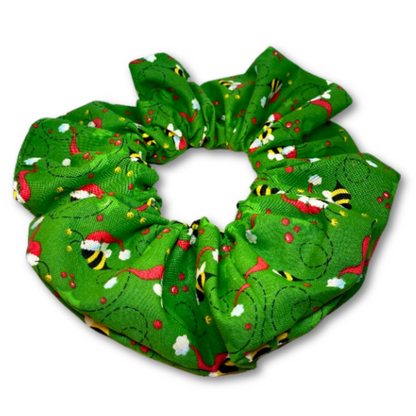 Christmas Bee Scrunchie