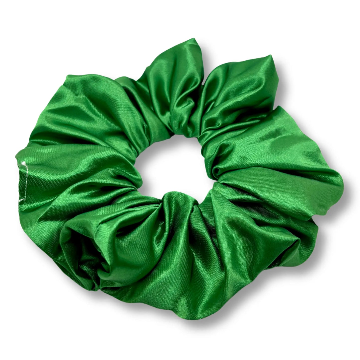 Green Silk Scrunchie enchantedscrunch