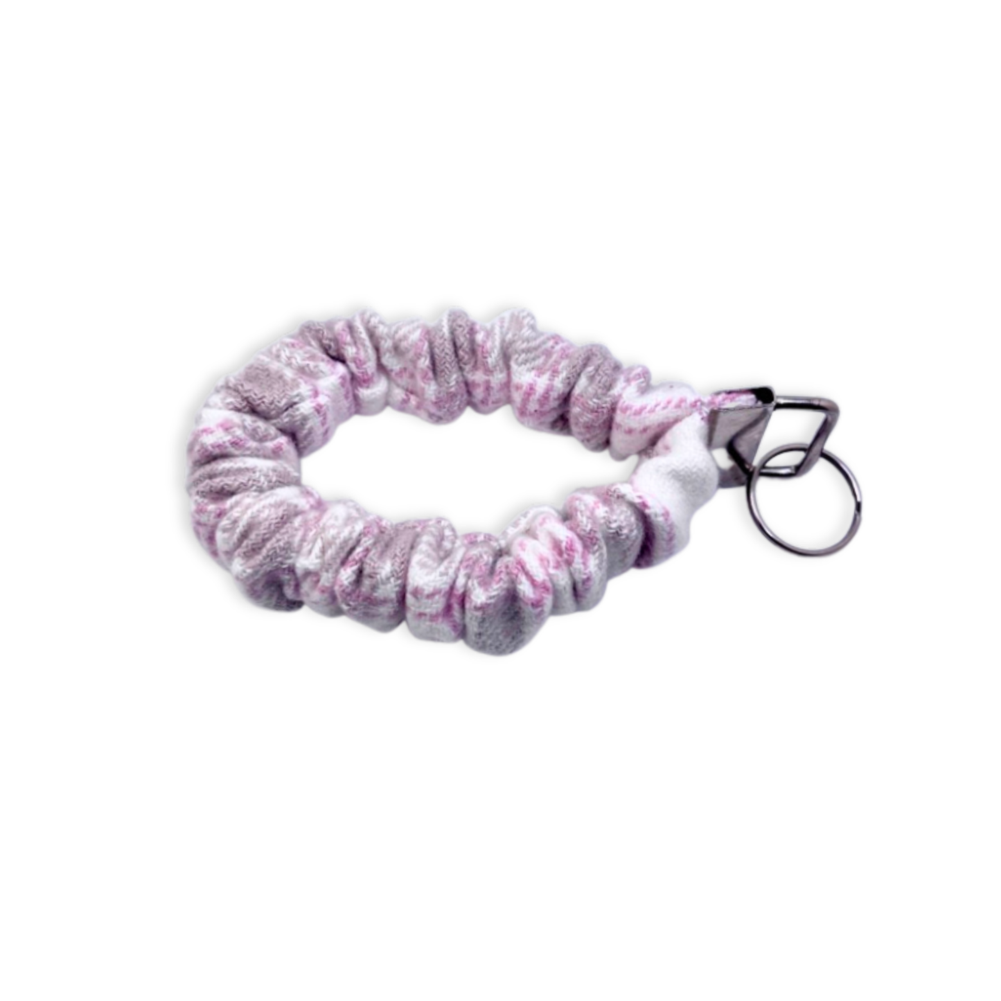 Pink Plaid Valentine's Day Scrunchie Wristlet