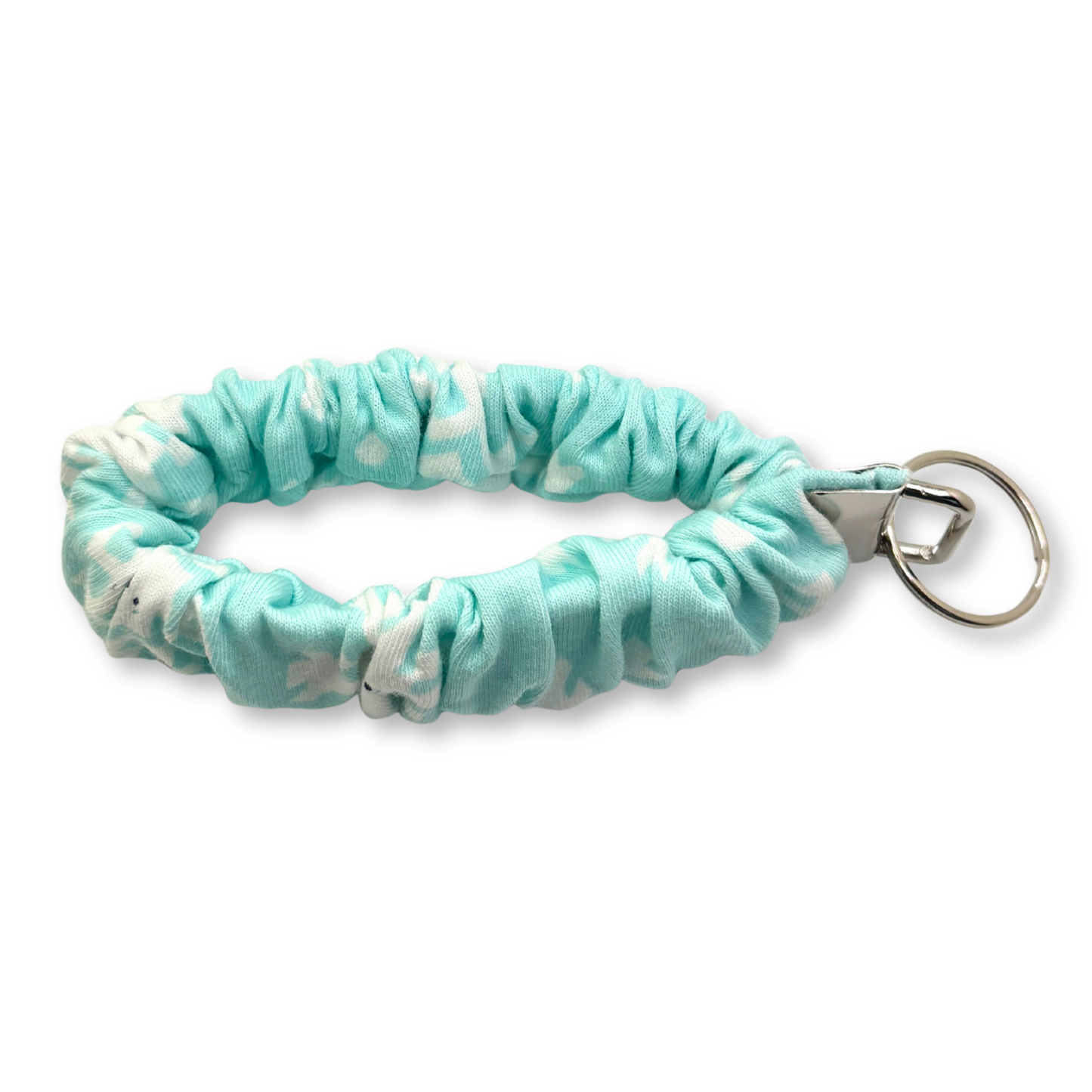 Snowflake Scrunchie Wristlet