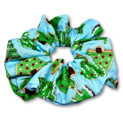 Christmas Tree Cookies Scrunchie