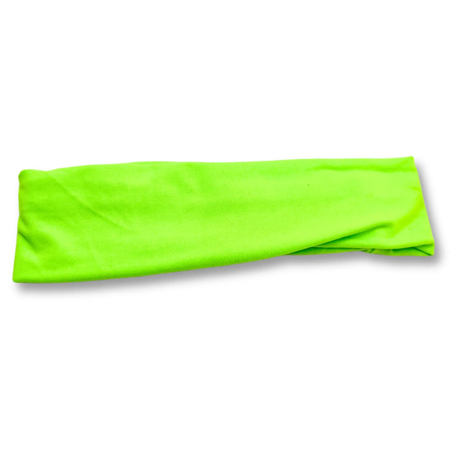 Neon Green Headband Enchanted Scrunch