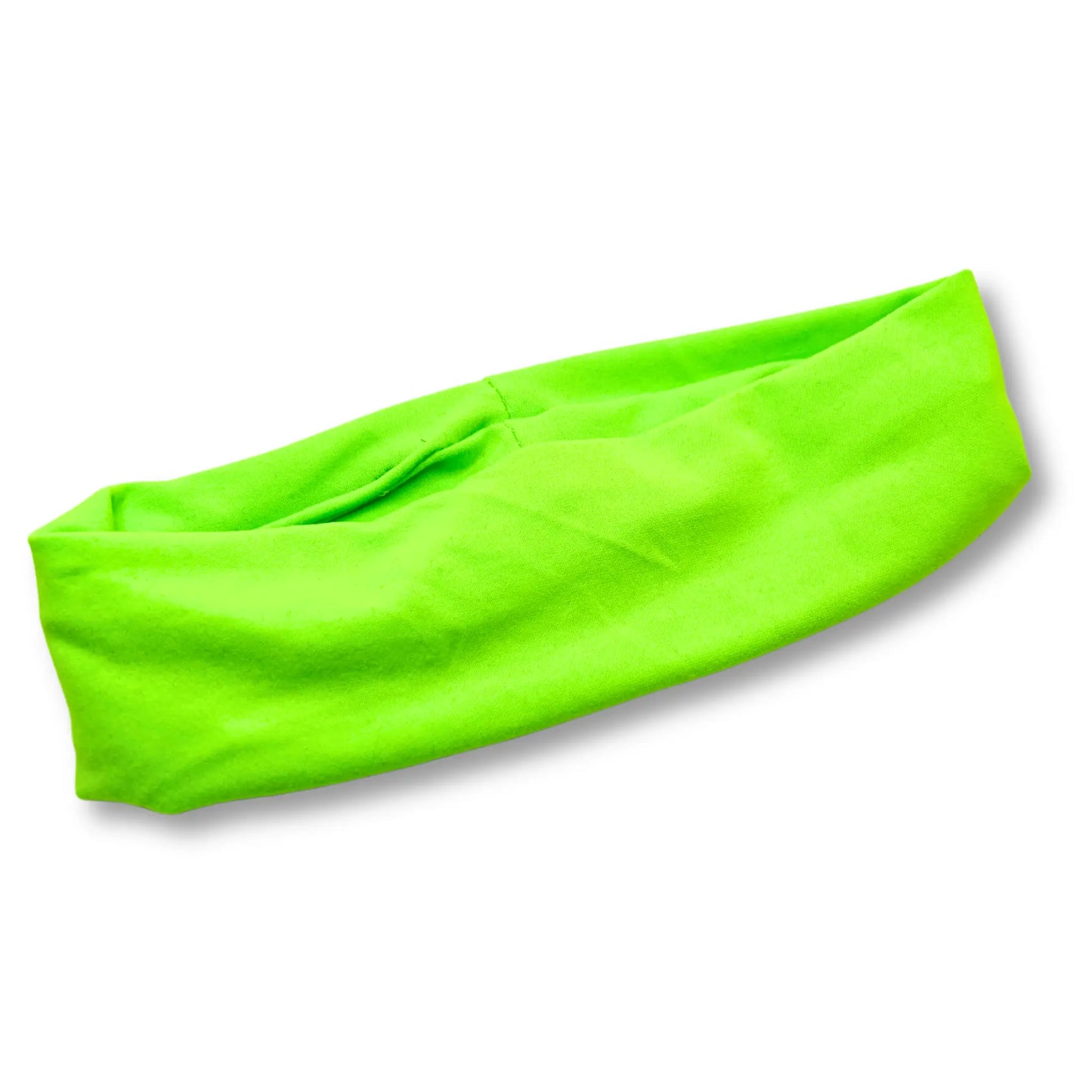 Neon Green Headband Enchanted Scrunch