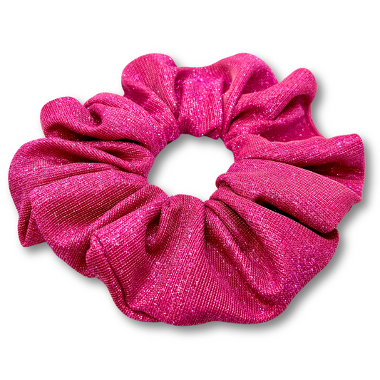 Pink Sparkle Scrunchie